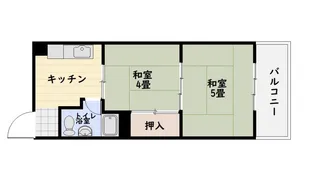 2Kの間取り画像