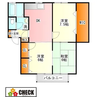 フォレストアベニューI【2階】の間取り