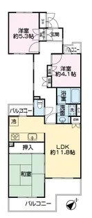 藤和ライブタウン大船2号棟【3階】の間取り