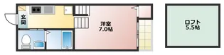エスパス リブレ【2階】の間取り