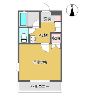 メゾン多々野【2階】の間取り
