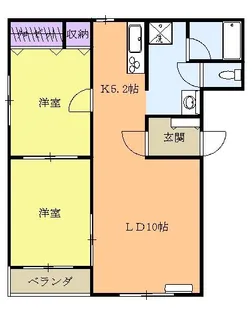 ミヤビタウン【3階】の間取り