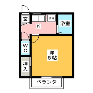 オークハイツ【1階】の間取り