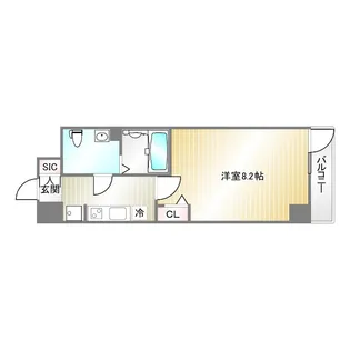 アドバンス神戸グルーブII【3階】の間取り