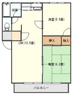 ボンヌール【2階】の間取り