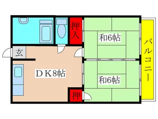 鏡味ビル【3階】の間取り