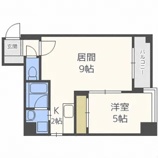 ラフィネ31【8階】の間取り