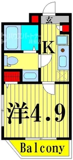 MELDIA北綾瀬II【4階】の間取り