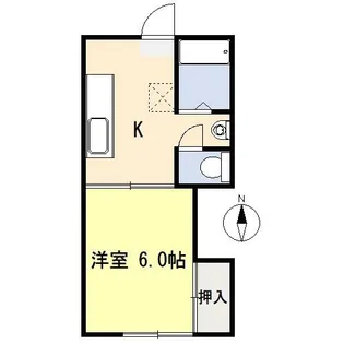 カーサえんどう【1階】の間取り