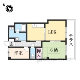 ポレールさかえ【1階】の間取り