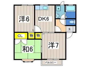 グランシャリオ【2階】の間取り