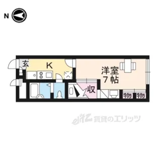 レオパレス森【2階】の間取り