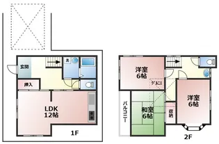 東京都東村山市野口町1【一戸建】の間取り