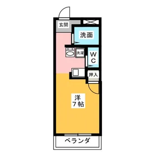 レジデンス一社【2階】の間取り