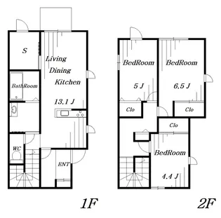 千葉県千葉市花見川区幕張町5【一戸建】の間取り