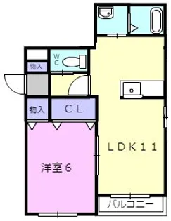 イル・ソーレ【4階】の間取り