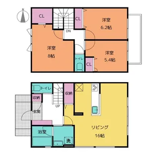 愛知県名古屋市瑞穂区田辺通1【一戸建】の間取り