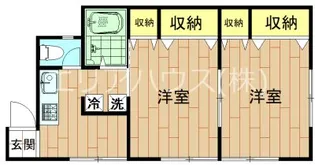 神奈川県川崎市中原区木月2【アパート】の間取り