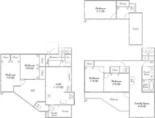 東京都八王子市絹ケ丘1【一戸建】の間取り