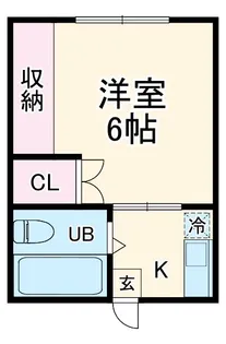 コーポライム【1階】の間取り