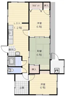 三重県津市半田【一戸建】の間取り