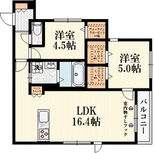 東京都杉並区阿佐谷南3【マンション】の間取り