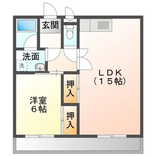 1LDKの間取り画像