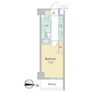 ヴェルデンシア名駅南(旧ルネフラッツ名駅南)【5階】の間取り