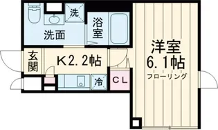 ALTO緑が丘【1階】の間取り