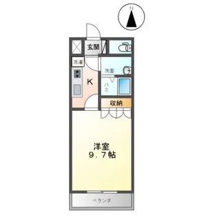 ラワンドゥラKハウス【2階】の間取り