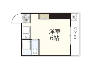 デュウオコート西平塚【5階】の間取り