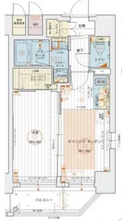 エステムコート新梅田【7階】の間取り