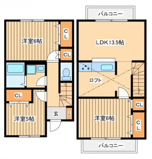 神奈川県川崎市高津区上作延4【一戸建】の間取り
