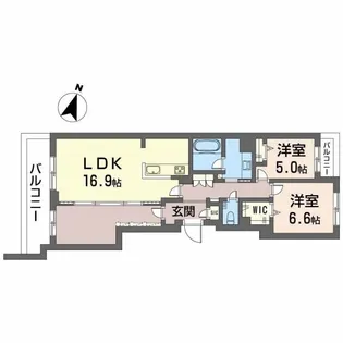 Balloonflower South【1階】の間取り