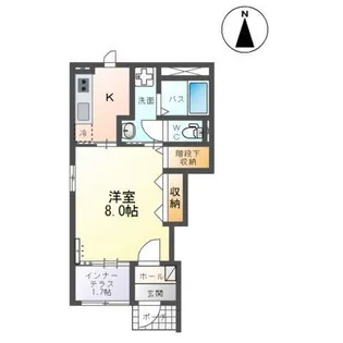 福島県いわき市小名浜大原字芳原【アパート】の間取り