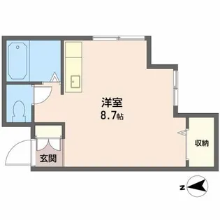 宮町5 小嶋店舗 2F【2階】の間取り
