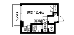 メゾン飯田橋【1階】の間取り