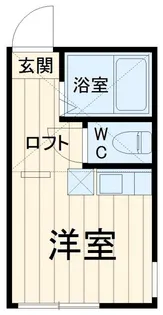 ユナイト根岸アンドロポフの杜【2階】の間取り