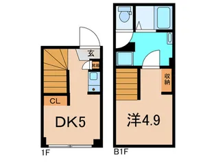 KK PLACE西早稲田の間取り