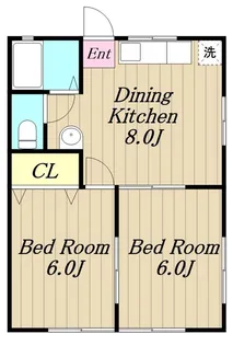 グレースパレスA【0】【1階】の間取り