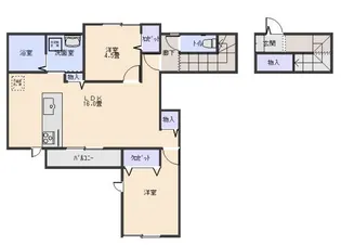 プラスパーII【2階】の間取り