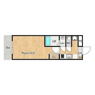 ジーメゾン川越仙波町グナーデ【2階】の間取り