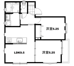 神奈川県川崎市中原区今井南町【アパート】の間取り