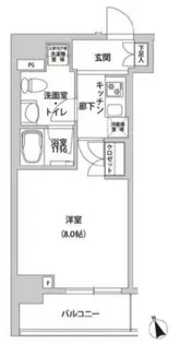 ホームズR四谷【7階】の間取り