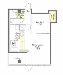 プライムメゾン両国【6階】の間取り