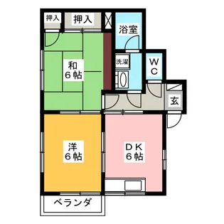 糸伝ホーム【2階】の間取り
