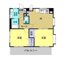 コーポ金栄III【2階】の間取り