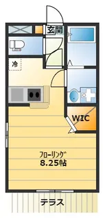 BEACH HILLS(ビーチヒルズ)【1階】の間取り