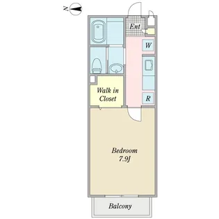 ベルリネッタ向原【1階】の間取り
