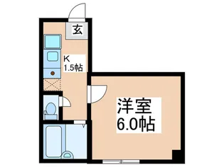 ア-バンコ-ト玉造【6階】の間取り